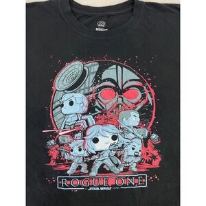 Funko Pop Star Wars Collaboration Black T-shirt Rogue One Men's 2XL